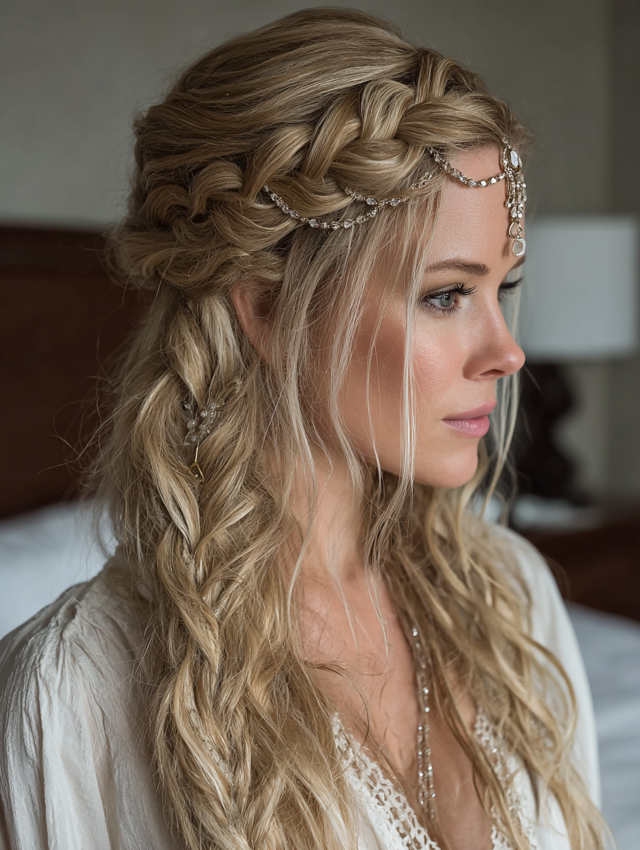 Festival Hairstyles: Waterfall Braid