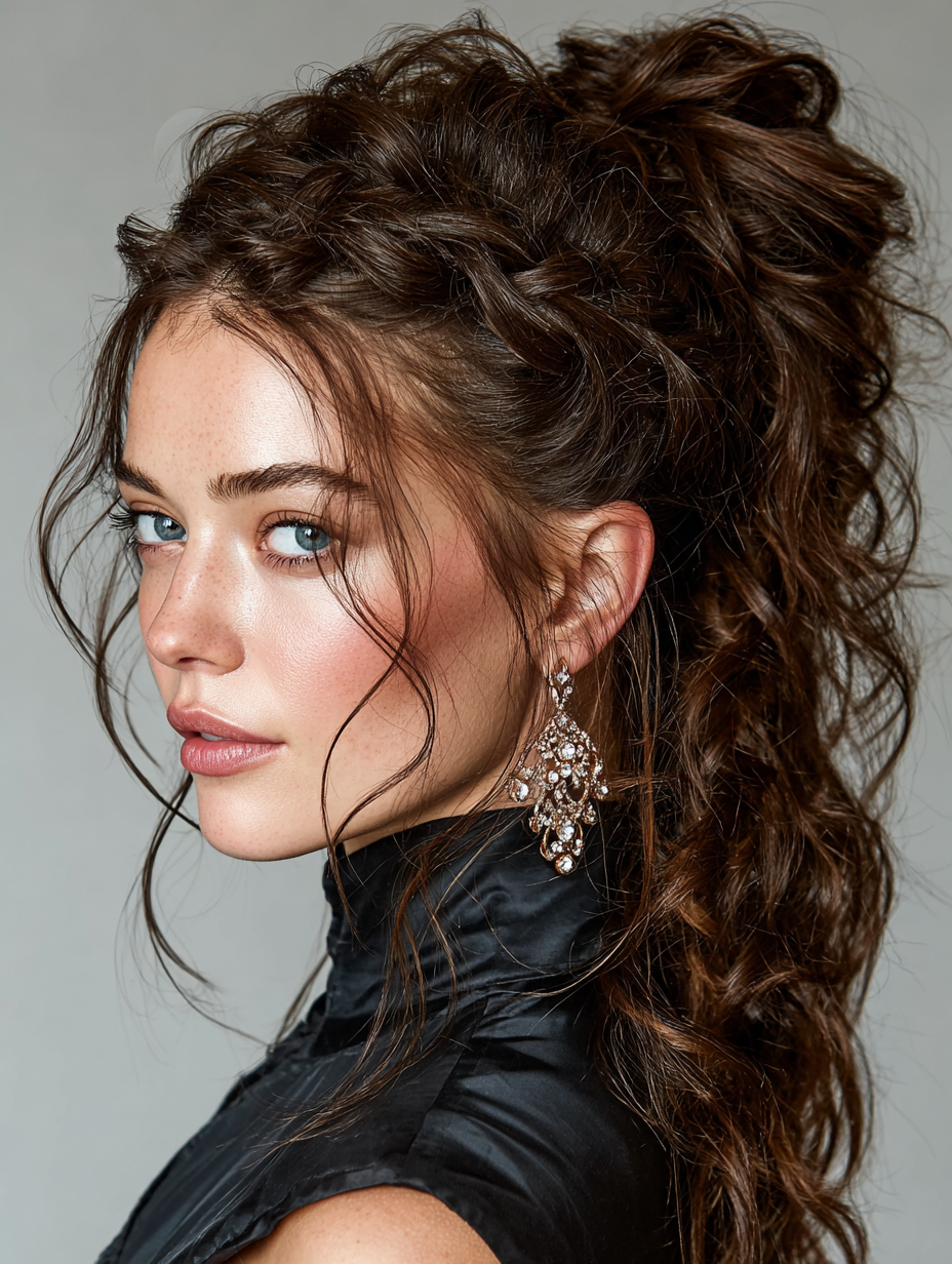 Festival Hairstyles: Double Dutch Braids with Glitter