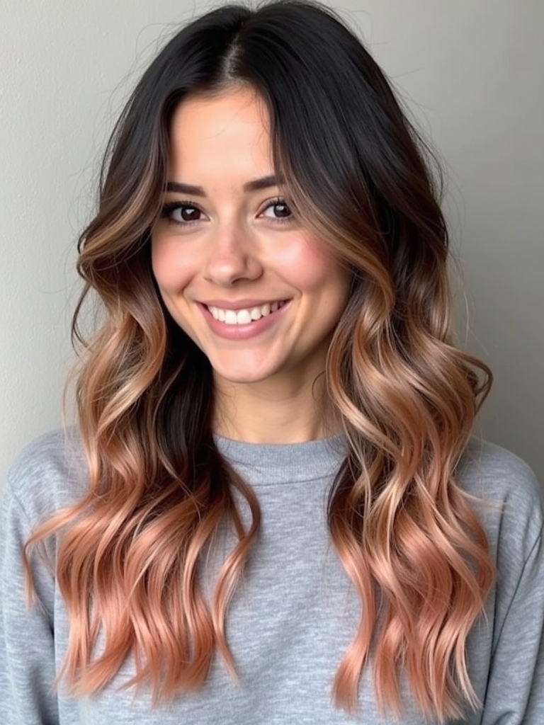 Hair Color Ideas For Brunettes: Rose Brown