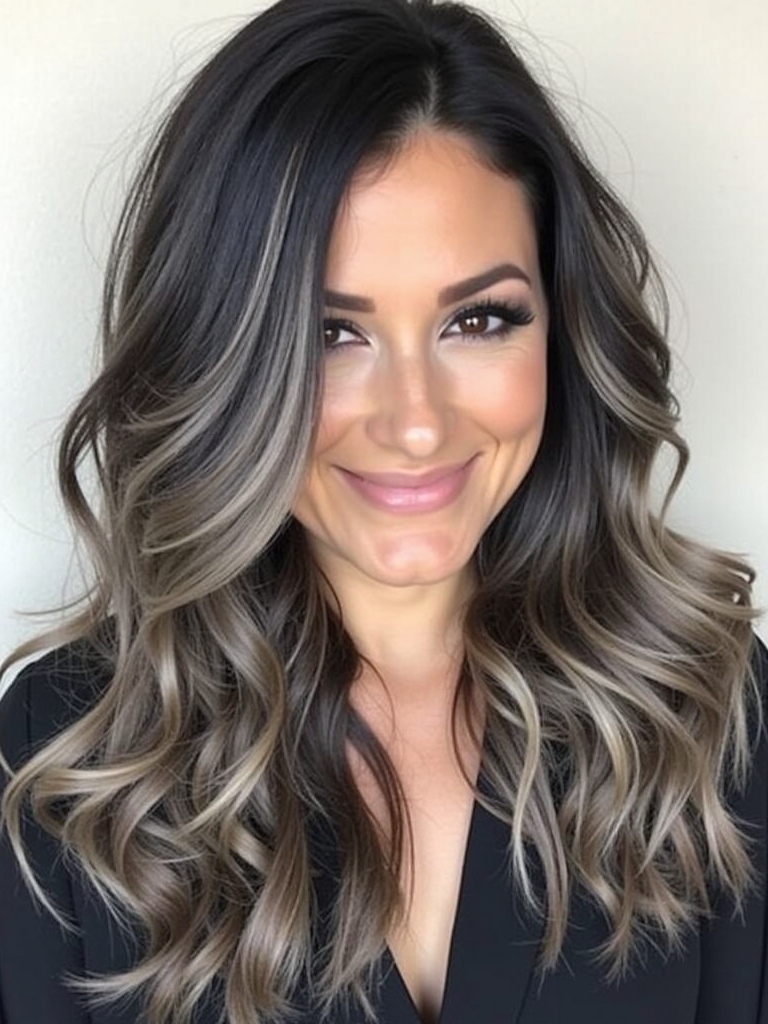 Hair Color Ideas For Brunettes: Chocolate Caramel Swirl