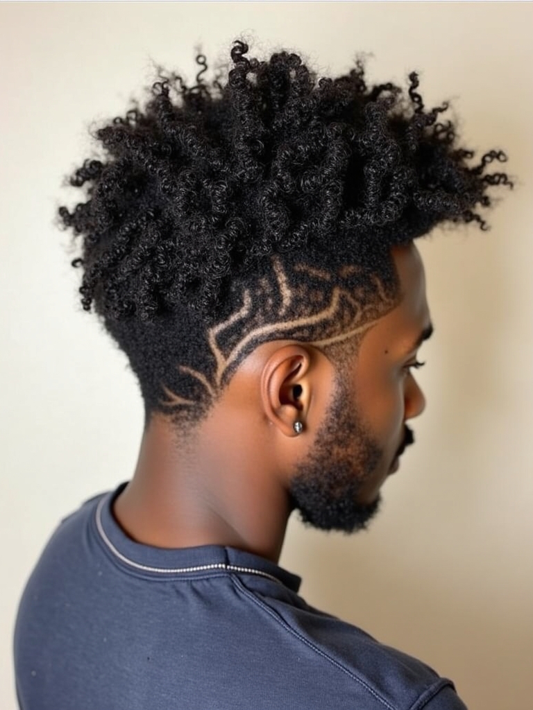 Mens Hairstyles Curly Hair: The Messy Curly Hairstyle