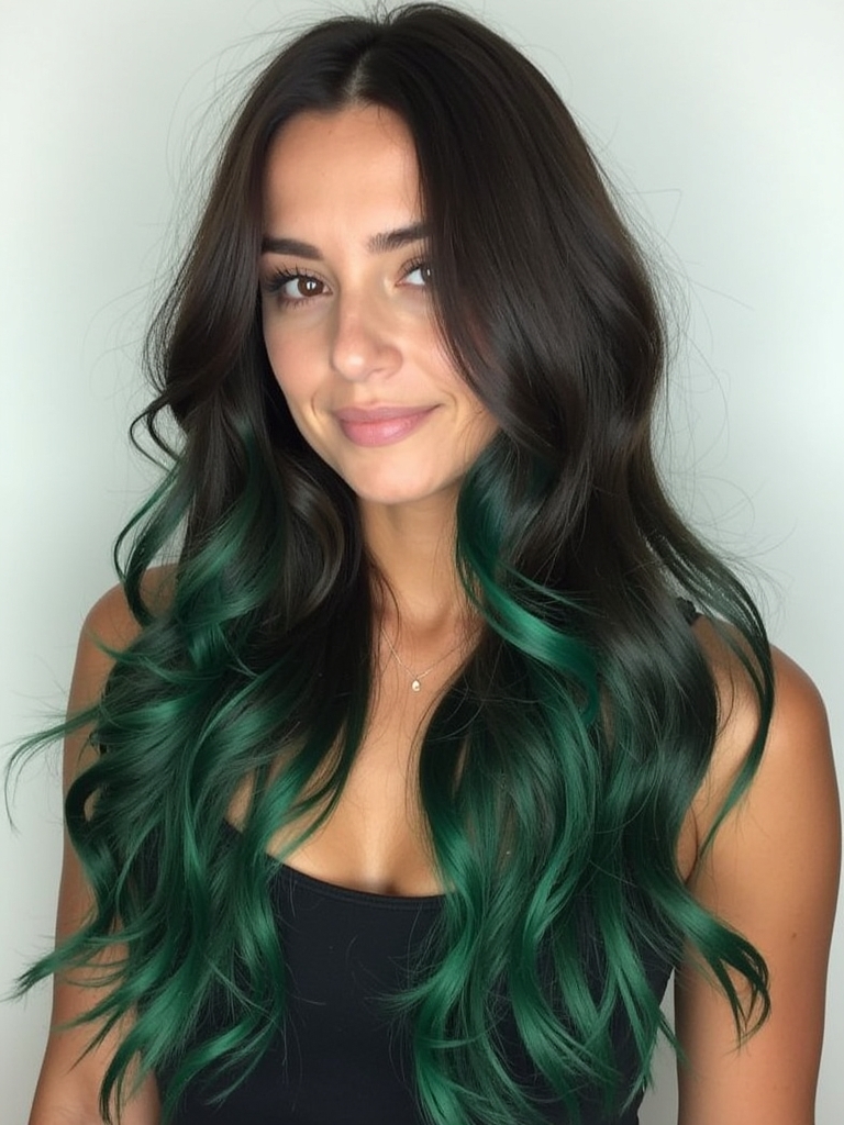 Hair Color Ideas For Brunettes: Rich Brunette with Auburn Highlights