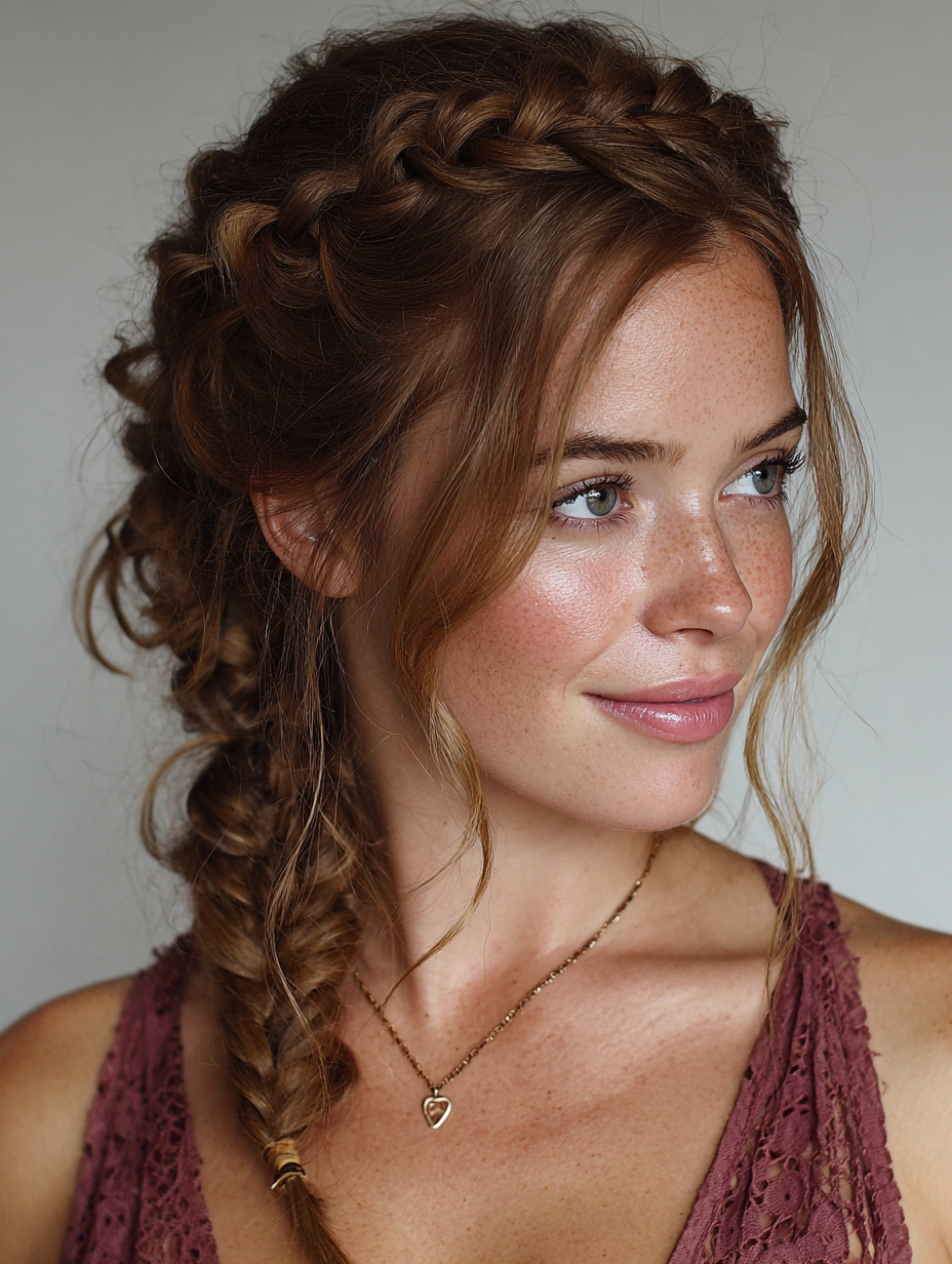 Grad Hairstyles: Braided Crown for Graduation