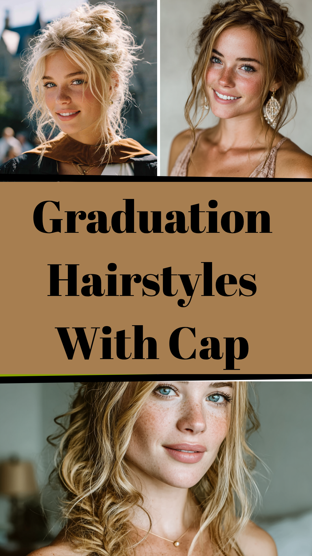 Graduation Hairstyles With Cap